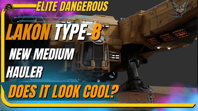 FIRST LOOK Elite Dangerous LAKON TYPE 8 what do you