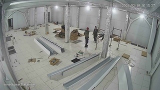 Timelapse процесса стройки Цод Datatime.