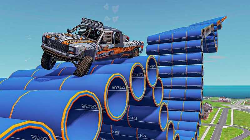 Destructive Descent From Giant Pipes For