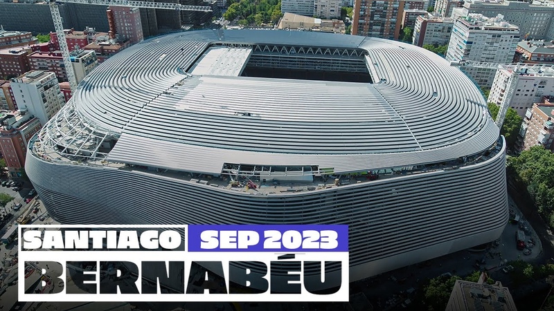 NEW Santiago Bernabéu stadium works ( September 2023), Real