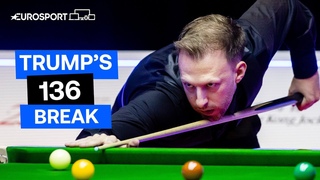 Judd Trump’s stunning break of 136 against John Higgins at Hong Kong Masters | Eurosport Snooker