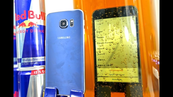 Samsung Galaxy S6 Edge VS i Phone 6 DEEP Redbull Test Waterproof samsung galaxy s6 edge vs iphone 6 deep