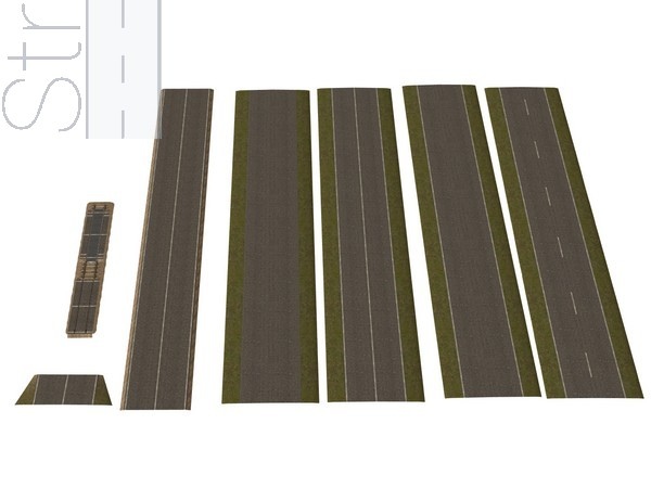 Dm-Str RQ10,5 Bord Pflaster-1 2m unterbrochen