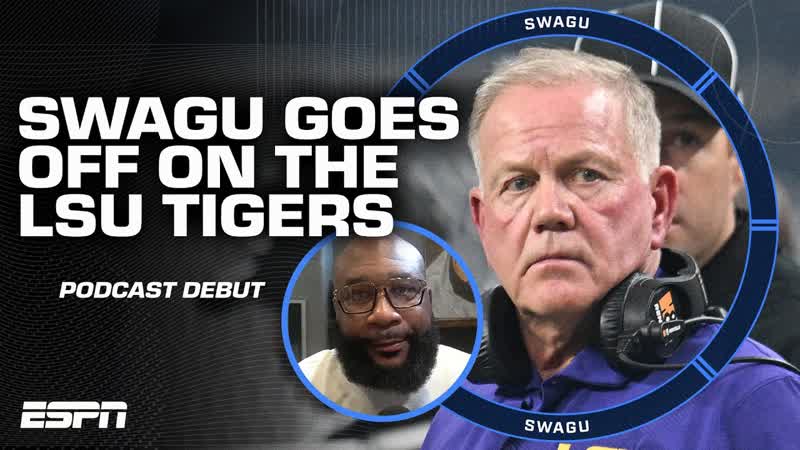 Marcus Spears SOUNDS OFF on Brian Kelly and the LSU Tigers on the DEBUT of the Swagu