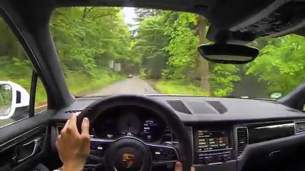 POV Porsche Macan S Test Drive Black