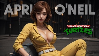 April O’Neil from TMNT cosplay [4K AI ART GIRL]