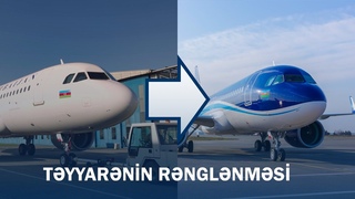 Təyyarələrimizi bu cür rəngləyirlər | Airbus A320neo