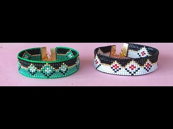 DIY PULSERA EN TELAR ( SUPER FACIL