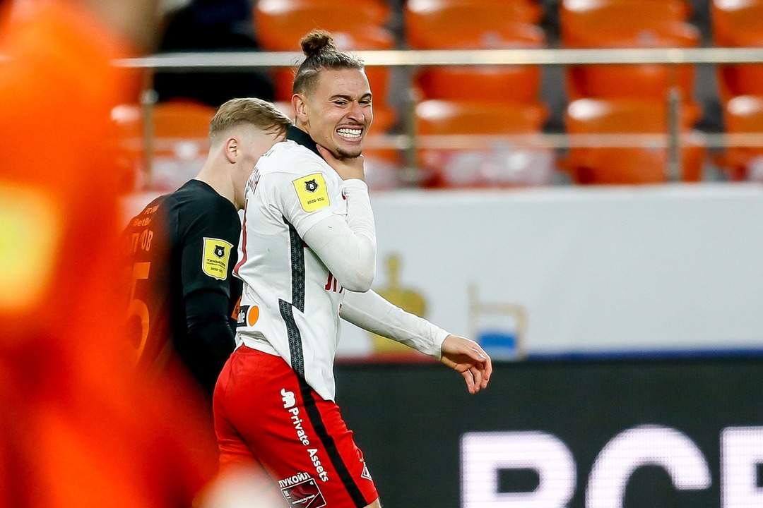 Урал - Спартак, 2:2. Джодан Ларссон