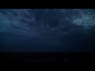 Вечер. Приближение фронта. Timelapse.