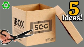 Transforming Cardboard: 5 DIY Organizers for Storage That Will Amaze You !!!  SUPERB DIY Recycle