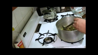Eggplant soup with semolina Суп из Баклажанов с манной крупой