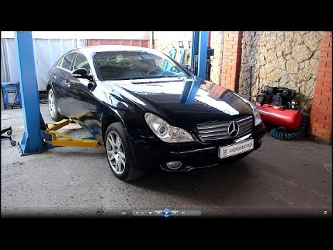 Замена сайлентблоков передних рычагов на Mercedes Benz CLS 350