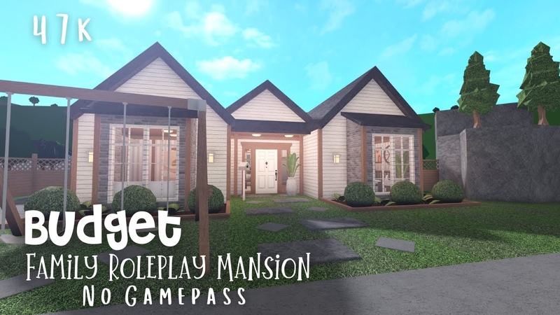 Roblox Bloxburg: No Gamepass Budget Family Roleplay Mansion Speedbuild + Tour, Minami