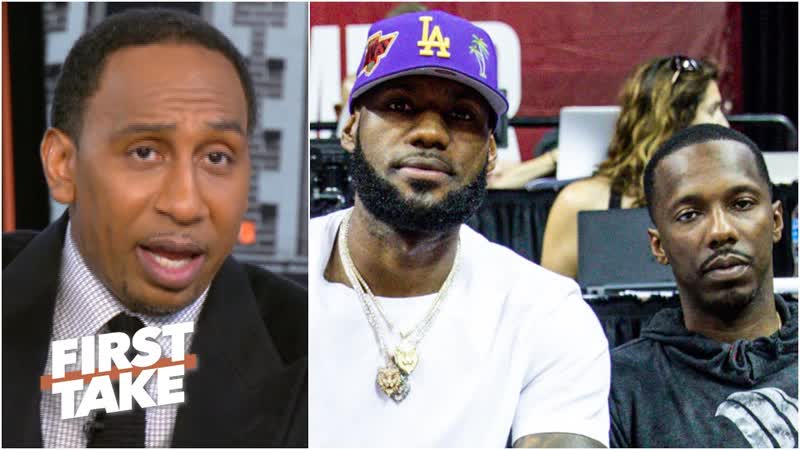 Stephen A. reacts to an anonymous agent throwing shade at Rich Paul Le Bron, First