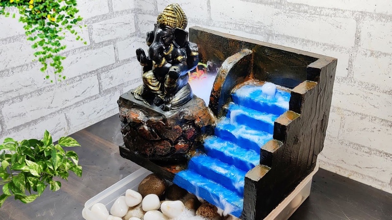 Wonderful Indoor Decoration Lord Ganesha Waterfall Fountain, God Ganesha Indoor Waterfall