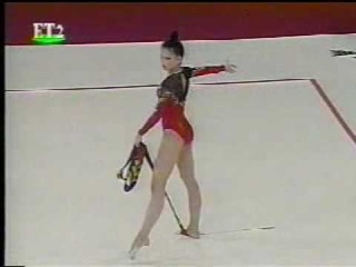 Yana Batyrchina ribbon  EF European Championships  1997