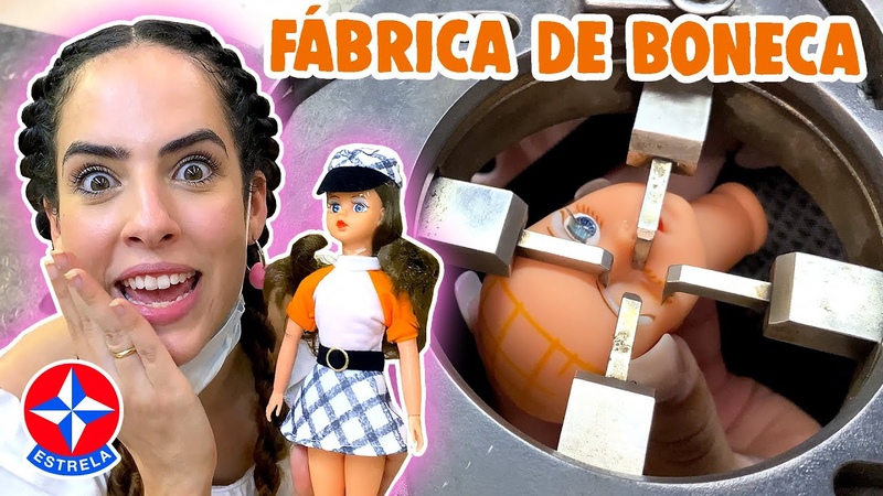 COMO É FEITA UMA BONECA, Um dia cmg na fábrica de brinquedos Estrela Paula