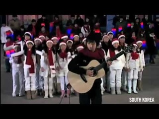Putri Norizah (Brunei) in ALL YOU NEED IS LOVE (cover) with various performers from 156 countries