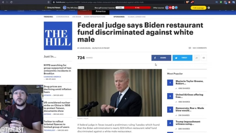 Federal Court Rules Biden Policys Are Racist Against White People, Tulsi SLAMS Anti White