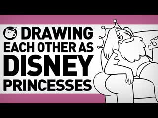 Drawing Each Other As Disney Princesses