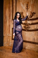 Беременная В Синем Платье фото 26