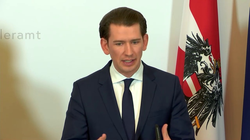 Pressestatements von Bundeskanzler Sebastian Kurz und Libyens Premierminister Al