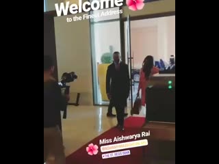 Aishwarya arrives in Doha