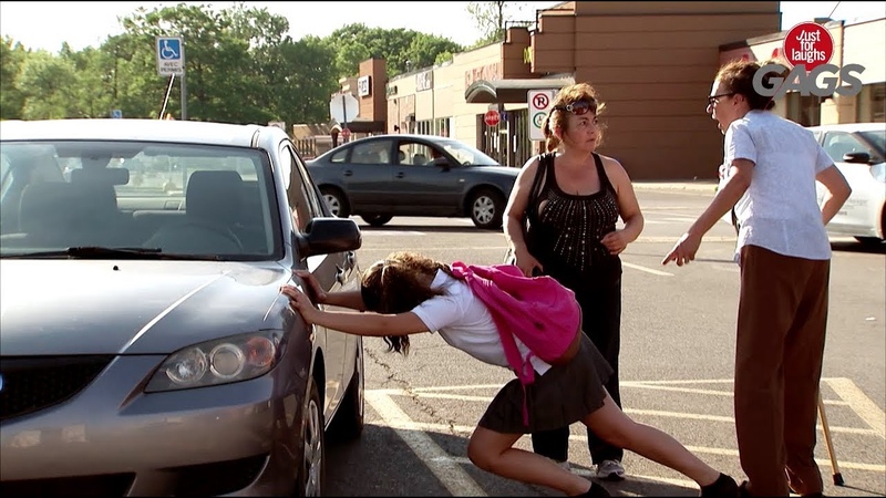 Teen with Super Strength Pushes