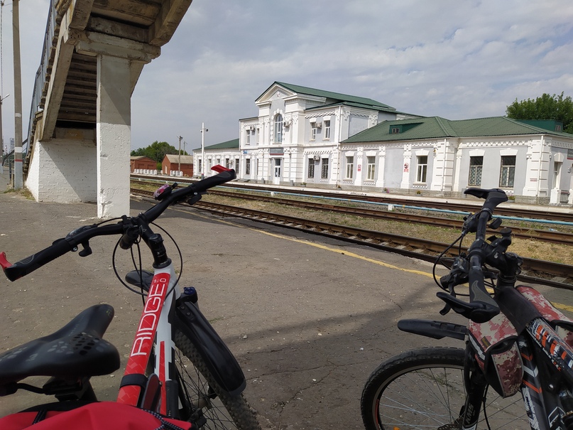 #велокомандировка совмещенная с #велодесантом. Ожидание поезда.