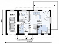 Nobelit 216z. Z 216. Z 216. Аккуратный домик. Z500 дом с мансардой с гаражом.