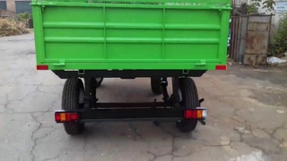 Прицеп-самосвал для минитрактора УКРАИНА на рессорах