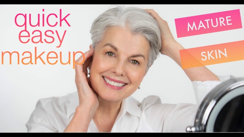 Simple Makeup Tutorial for Mature Skin by Kerry Lou Using Cream