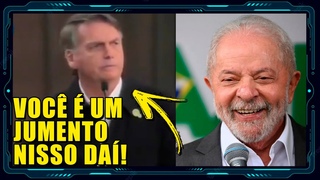 INVERTIDA! LULA ACABA de RESPONDER  ataque IMBECIL e AGRESSIVO de Bolsonaro que o XINGOU de JUMENTO