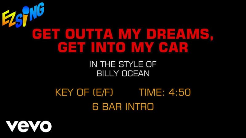 Billy Ocean Get Outta My Dreams, Get Into My Car (