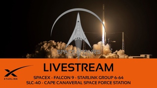 SpaceX - Falcon 9 - Starlink Group 6-64 - SLC-40 - Cape Canaveral SFS - Space Affairs Live