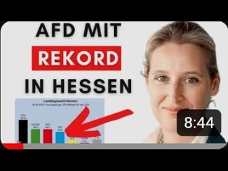 @Vermietertagebuch AfD bei Umfragerekord in Hessen + eine Sensation in Bayern!