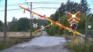 Spoorwegovergang Rosersberg (S) // Railroad crossing // Järnvägsövergång