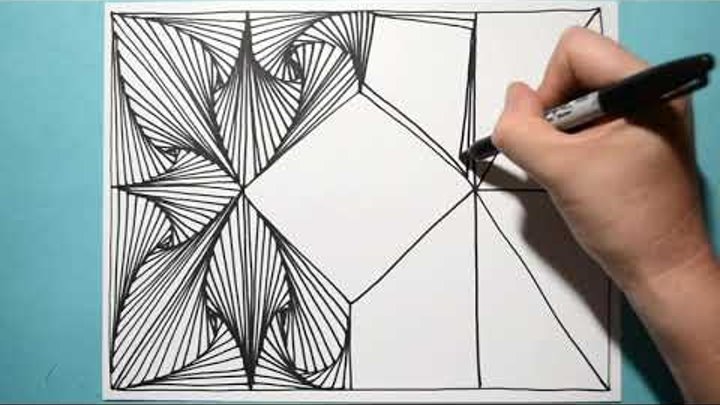 Most Satisfying Amazing Drawing Pattern, Daily Art Therapy, Day,