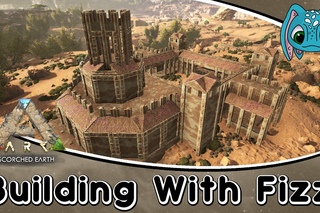 ARK: Scorched Earth Building w/ Fizz :: Desert Villa Base Part 1 (No Mods)