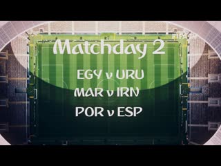 Matchday 2 at the 2018 World Cup
