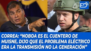 NOBOA ES EL CUENTERO DE MUISNE, DIJO QUE EL PROBLEMA ELCTRICO ERA LA TRANSMISIN NO LA GENERACIN