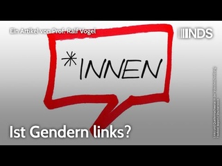 Ist Gendern links | Ralf Vogel | NDS-Podcast