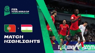 HIGHLIGHTS: Portugal vs Tajikistan | FIFA Futsal World Cup Uzbekistan 2024