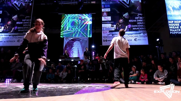 Polina vs Pootr Hip Hop 1, 4 Varsity, Explosion Battle 2016, Cherkassy,
