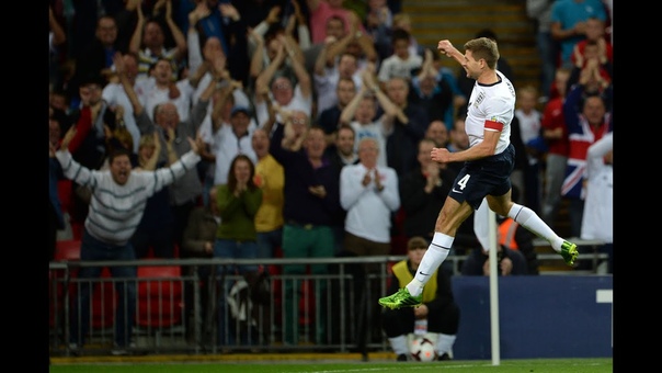 Steven Gerrard goal 1 0 England vs Moldova, Road To