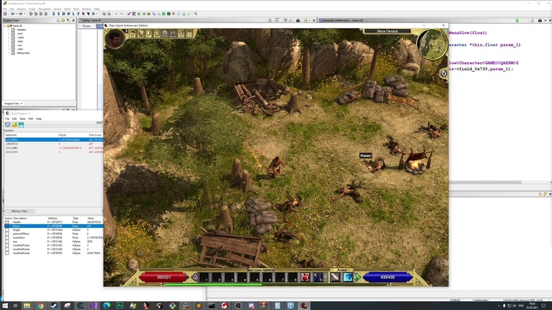 Ghidra reverse of Titan Quest,
