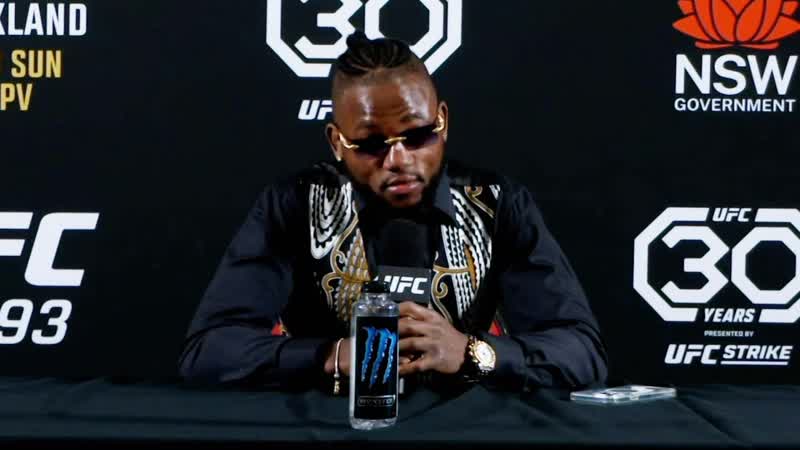 Manel Kape Post Fight Press Conference, UFC