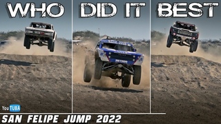 Who Did It Best || San Felipe Jump 2022 || All Trophy Trucks