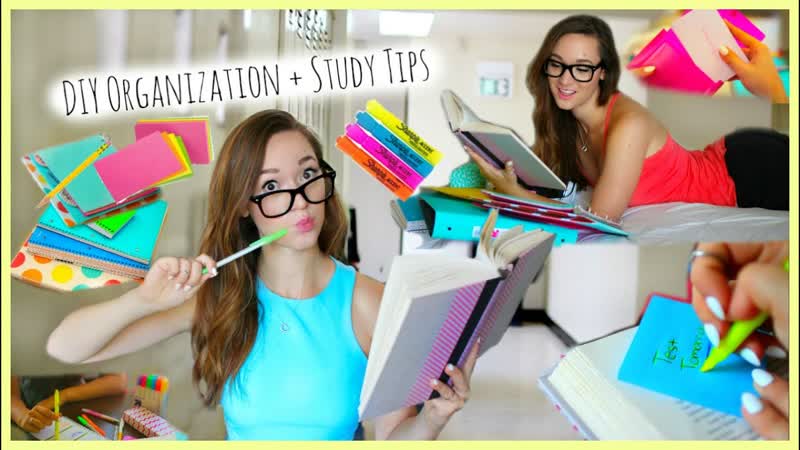 Back to School Study Tips + DIY Organization, School